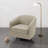 Applewold Upholstered Light Brown Cotton Blend Swivel Barrel Chair with Solid Wood Base-734592835