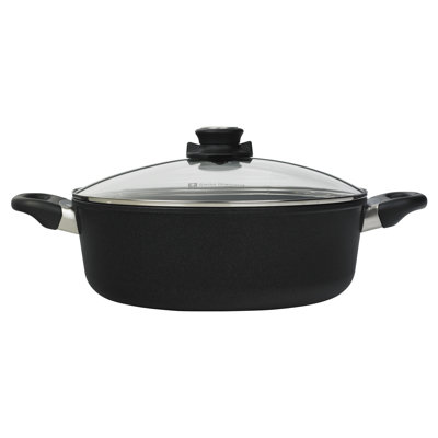 Swiss Diamond Non-Stick Aluminum Round Braiser with Lid