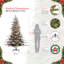 7.5' Lighted Artificial Fir Christmas Tree