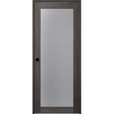 Porte intérieure pré-montée en bois manufacturé et en verre Palladio 208