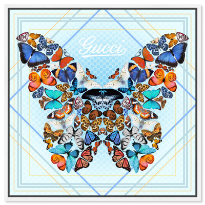 «All Butterflies In One Sky», art de mode maximaliste par Everly Quinn