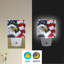 Ensemble de 2 veilleuses à DEL American Flag Eagle