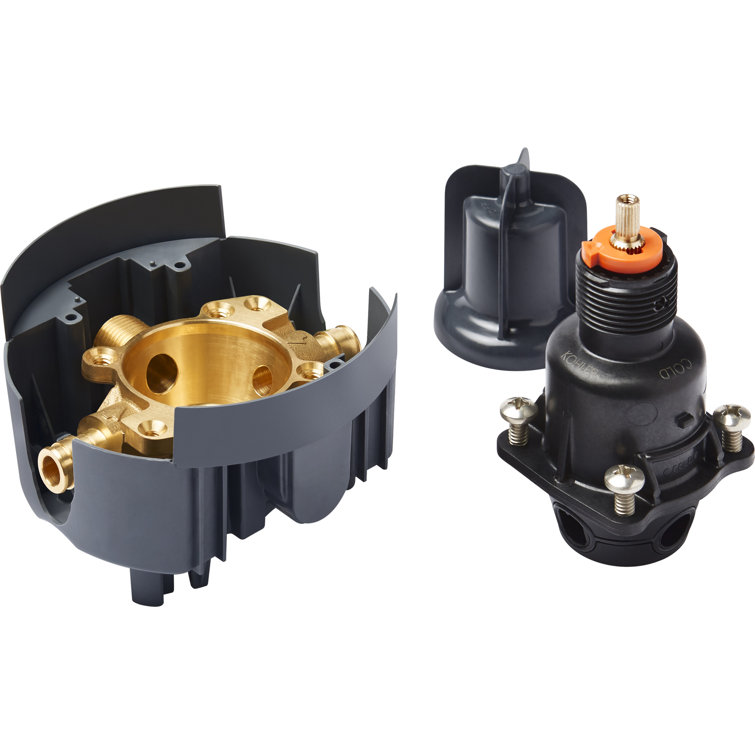 Kohler Rite-Temp Pressure-Balancing Valve Body and Cartridge Kit with Pex Expansion Connections