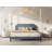 Toman Steel Bed Frame Upholstered with Headboard, No Boxing Needed-1589773747-1557455445