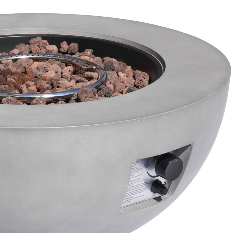 Addingham Round Propane Smokeless Fire Pit Table