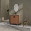 Meuble-lavabo autoportant de haute qualité avec rangement spacieux et finition lisse