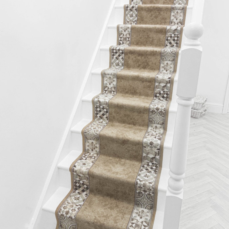 Stair Runner Vintage Look Area Rug, Runner 100 x 450 cm