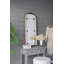 Miroir arqué 24 "x 48,5" doré antique avec cadre en métal, miroir pleine longueur pour vestibule de salle de bain de salon