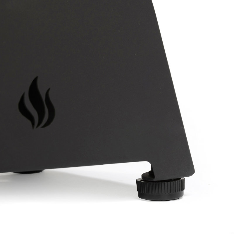 28" Propane Gas Fire Pits, 50000 BTU Rectangular Steel Fire Pit