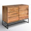 Ascent 40" Wide 3 Drawer Solid Mango Wood Server