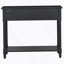 Console Daisy Series avec deux tiroirs et une tablette inférieure (noir)-1940168299