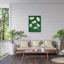 Miho Art Studio The Magical Green Floral Outdoor  Canvas