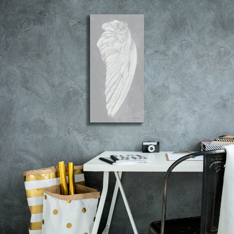 «Wings 3 On Gray Fl retourné» par James Wiens, art mural sur toile