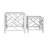 Chippendale Glass Top Nesting Tables-27290364