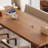 Walnut Rectangular Solid Wood Executive desk-513225744