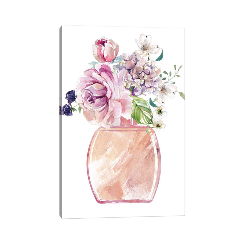 Fragrance Of Summer II by Carol Robinson - Painting on Canvas, Wrapped Canvas, 20.32 cm H x 30.48 cm W