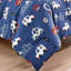 Ensemble de literie douce bleu et rouge-103966380