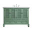 Hansford 48'' Single Bathroom Vanity with Marble Top-1821724164