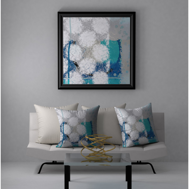 Housse de coussin décorative carrée invincible, 18 po x 18 po