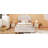Upholstered Platform Bed With Cloud Shaped Bed Board-1826107750
