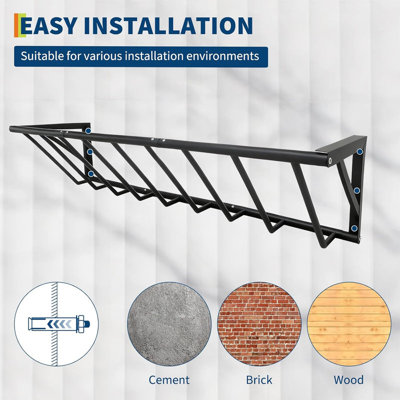 Livestock Feeder, Heavy-Duty Steel Goat Hay Rack, Wall Mounted Horse Hay Holder, Multiple Sided Feeding Rack for Sheep Farm Livestock Indoor Outdoor