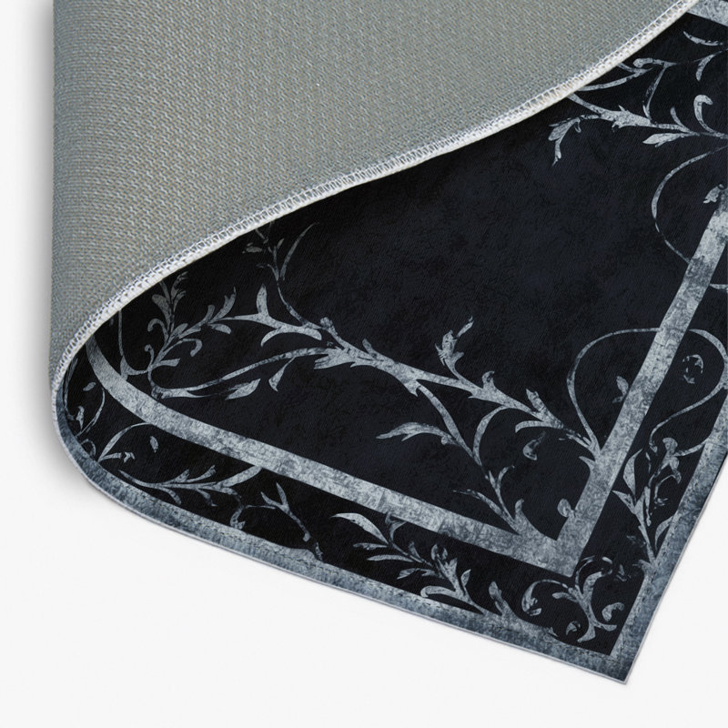 Nocturne Blossom Indoor And Outdoor Area Rug, Rectangle 5' x 7'