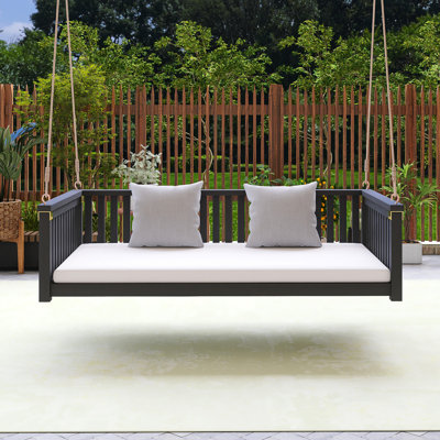 Balancelle en bois pour lit simple
