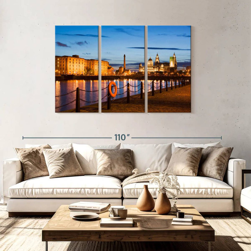 Albert Dock Waterfront, H 48 po x l 74 po