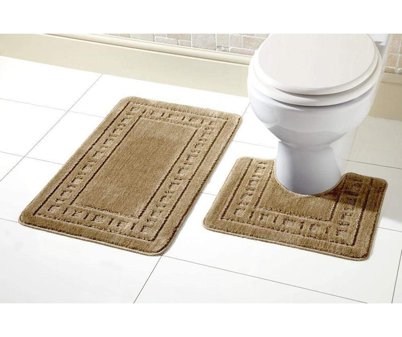 Non-Slip Bath Mat, Brown