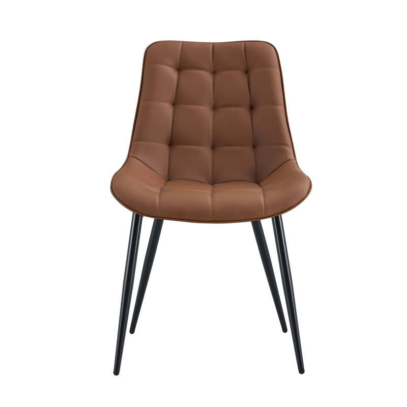 Chaise de salle à manger Brown Pu