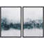 «Tan White Geometric Stripe Collage», 2 pièces-98554661-98554662