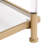 Lennie Metal & Glass Console Table-437976567-437891383