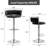 Ginko Modern Adjustable Bar Stools, Swivel Counter Stools with Upholstered Seat, Backrest, Footrest and Metal Frame for Kitchen and Home Bar -892827450-898201623-935555700