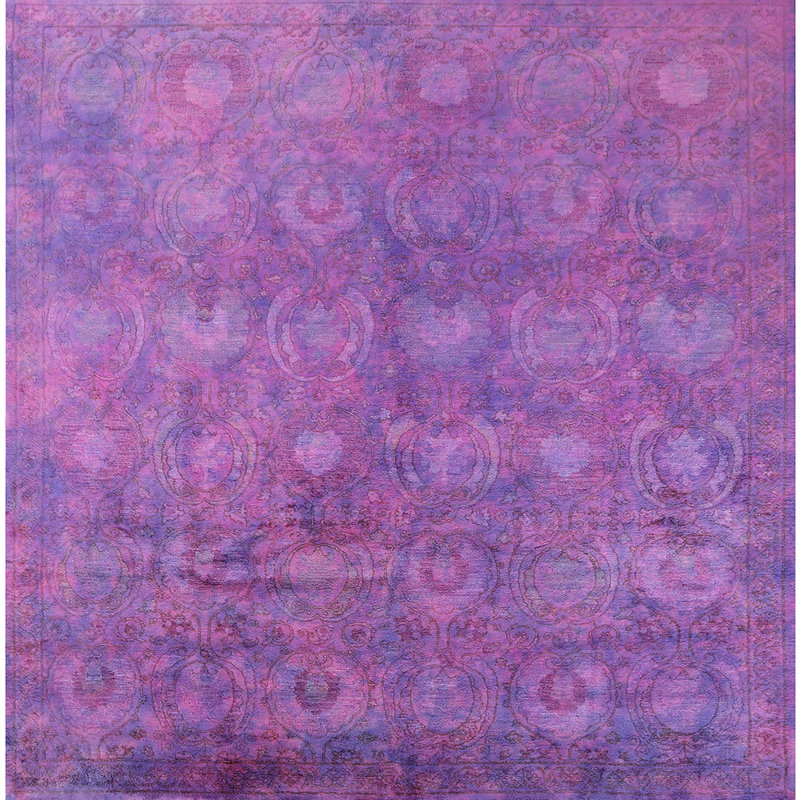 Anitrice Geometric Indoor Rug, Square 8'