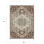 Tapis oriental lavable intérieur / extérieur 9 pi x 12 pi chocolat