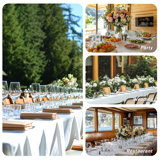 6 Pack Table Cloth For Rectangle Table