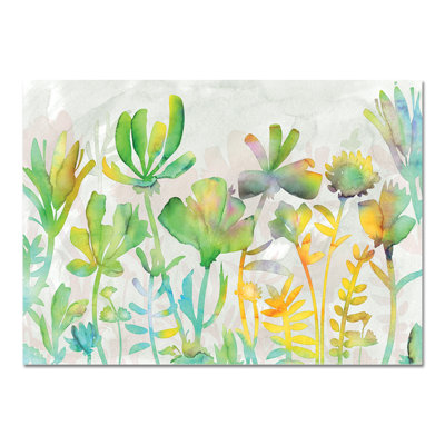 Ribelta of Petals in the Sun by Delores Naskrent - Rectangle Painting