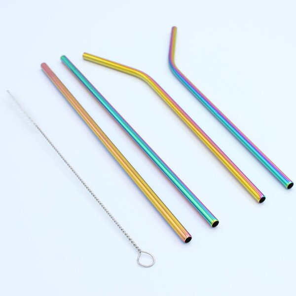 High Borosilicate Glass Straws Eco Friendly Reusable Drinking Straw for  Smoothies Cocktails Bar Accessories Straws with Brushes