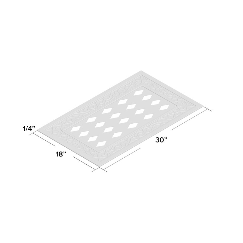 Black Scroll Sassafras Mat Tray Frame