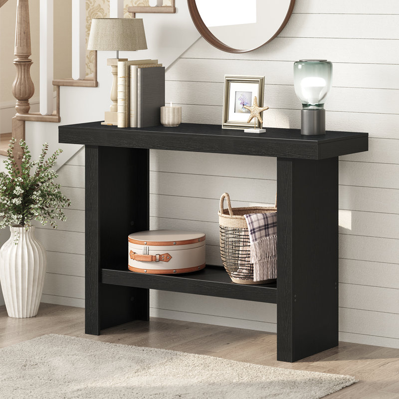 Herron Farmhouse Console Table with Storage for Hallway,Narrow Sofa Table Behind The Couch, Modern Foyer Tables for Entrance