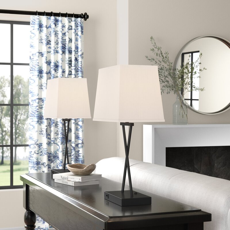 Three Posts™ Monterey Metal USB Table Lamp & Reviews | Wayfair