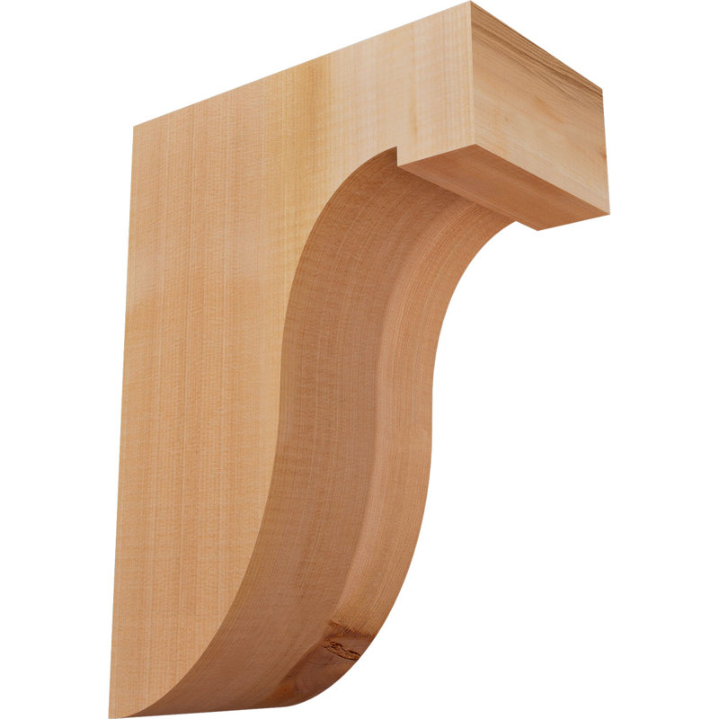 Del Monte Corbel, H 14 po x l 5,5 po x P 10 po, Lisse, Cèdre rouge