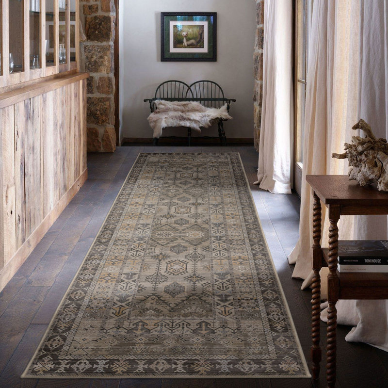Coffee Baola Traditional Vintage Tribal Pattern Design Area Rugs for Living Room Bedroom  Dining Area, Runner 2'6" x 9'