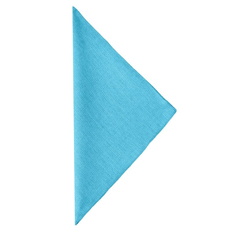 Aizhan Polyester Square Napkin, Turquoise, 10" x 10"