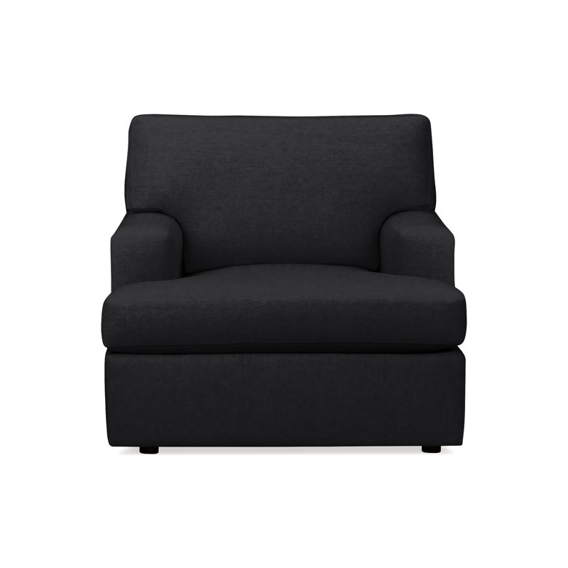 Fauteuil d'appoint Cleo, Velours performance Bella Gunmetal Bella