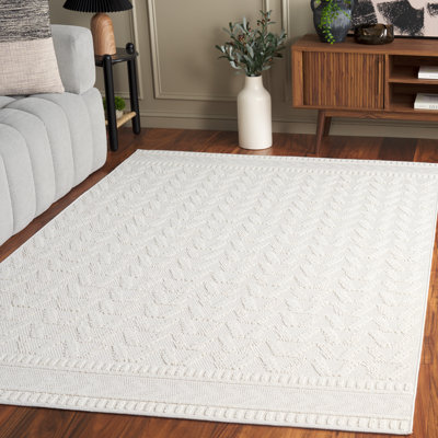 Tapis de couleur unie Mabray Performance