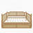 Traditional Style Rattan Daybed with 2 Drawers-376731191-399893489