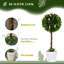 60cm Faux Flowering Topiary in Pot-1635763365