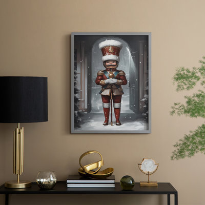 «Christmas Holiday Art», série 2-CLxxi, reproduction encadrée - bois massif