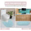 Tapis de bain réversible 100% coton lavable à la machine Hampton (ensemble de 3)-707351759